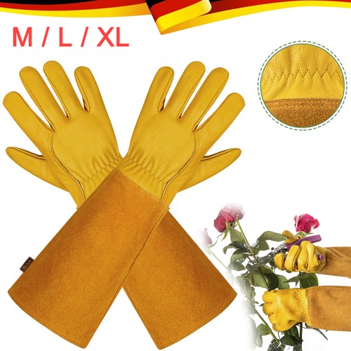 Lange gartenhandschuhe leder - lange,