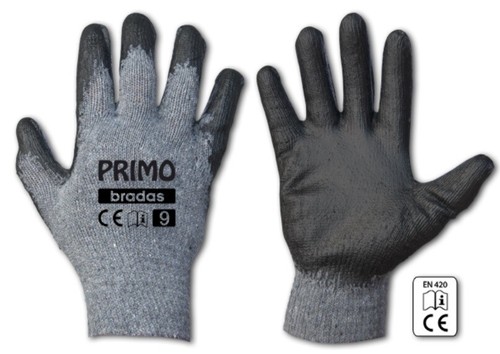 Paar gartenhandschuhe grau - 5,
